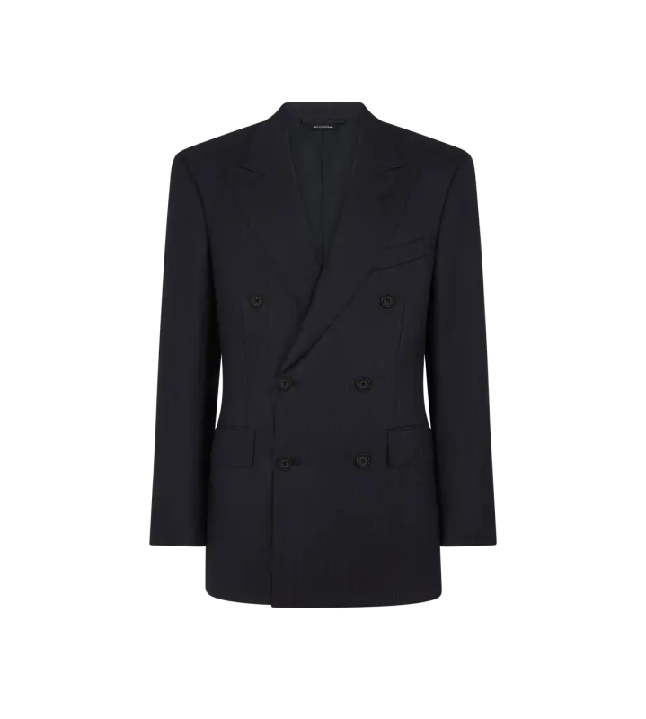 SUBTLE PINSTRIPE JACKET NAVY online